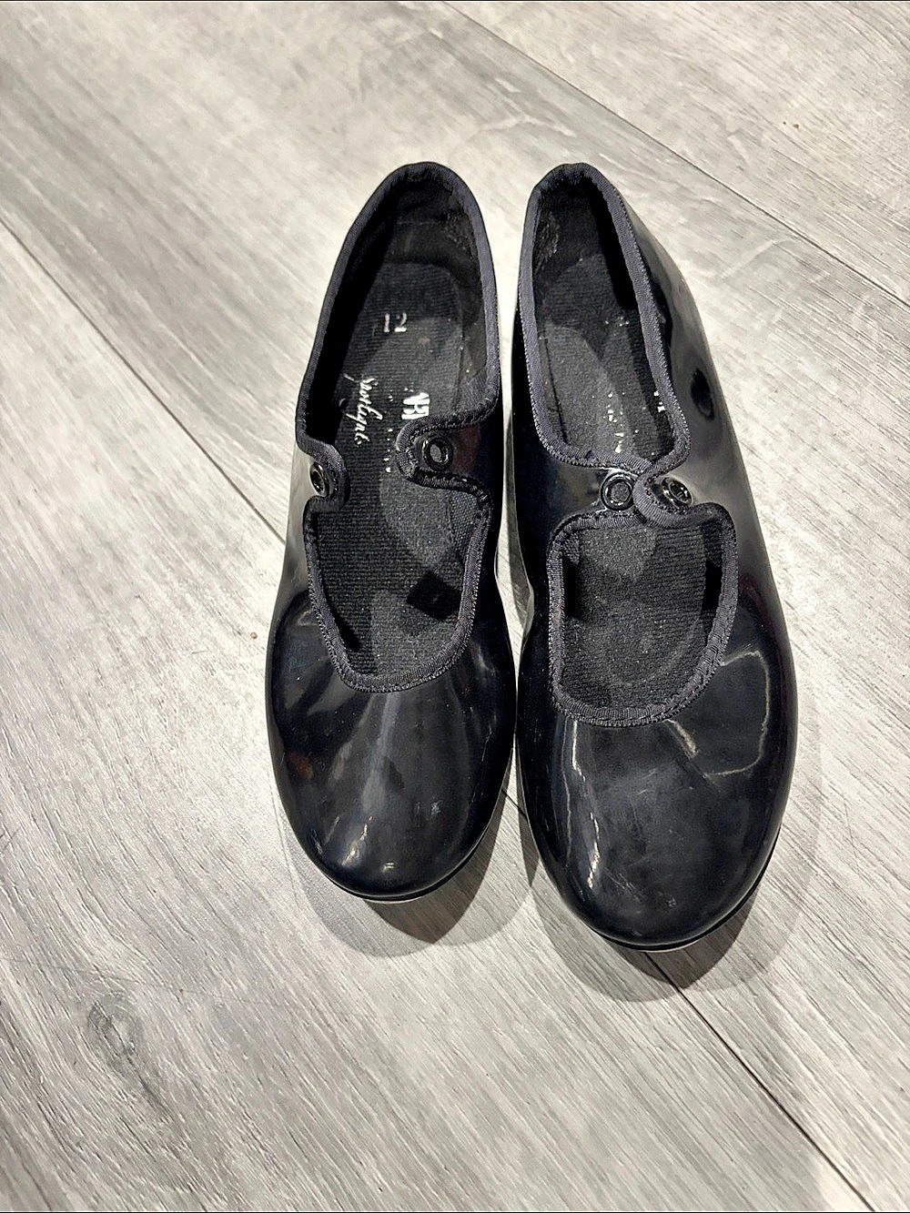 Capezio ABT American Ballet Theatre Juliet Black Ballet Flats US 12